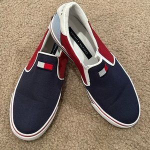 TOMMY HILFIGER Multicolored Preowned Shoes Size 6.5 Flats